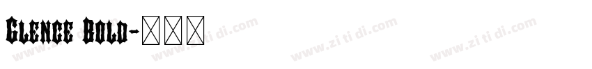 Glence Bold字体转换